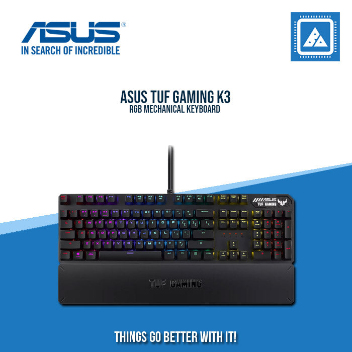ASUS TUF GAMING K3 MECHANICAL GAMING KEYBOARD ASUS TUF GAMING K3 MECHANICAL GAMING KEYBOARD